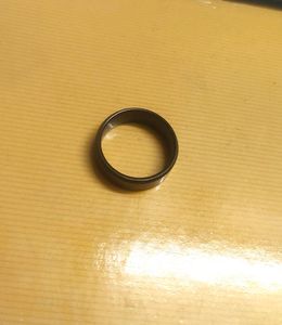 Men Matte Black Ring