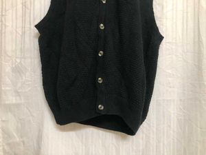 Croft &amp; Barrow Black Wool Sweetshirts