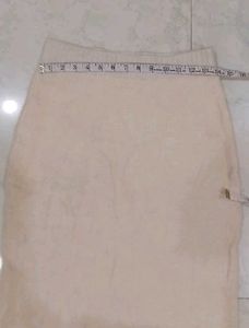 Elegant Beige Skirt 28-32