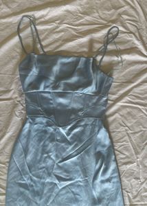 Blue Slip Dress