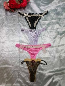 Lingerie Thong Lot of 4