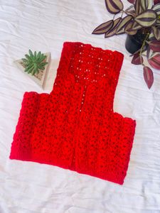 Sleeveless Woolen Jacket