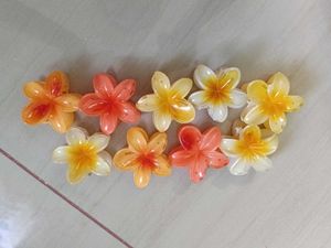 Flower Hair Claw Clips