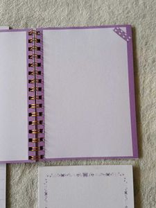 Cute Flower Theme Book Combo 🌸💜