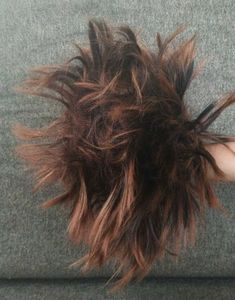Spike Hair Wig (Brown)