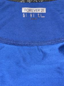 Forever 21 Navy Blue Sleeveless Top