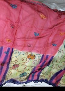 Embroidered Sequinced Saree