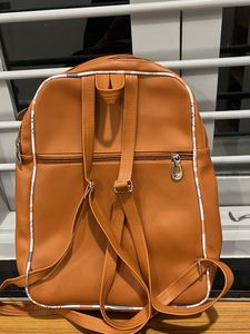 LV Inspired Brown Backpack