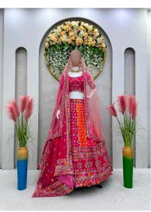 Red Bridal Lehenga Choli