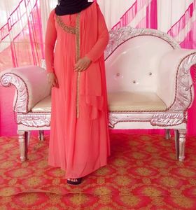Gown With Shawl And Pant