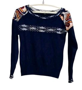 Stylish Navy Blue Sweater