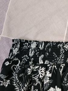 Floral Ruffle Mini Skirt