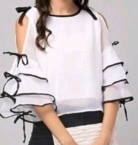 Black &amp; White Top