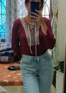 Burgundy Top/Tunic