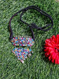 Beautiful Multicolour Oxidised Jewellery Set