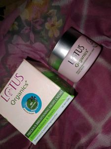 Lotus Organic Brightening Night Cream