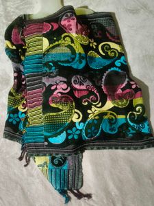 Indian Paisley Print Shawl