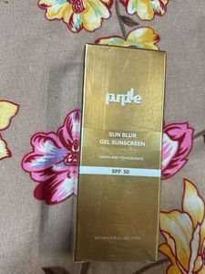 PURPLLE SUNBLUR GEL SUNSCREEN