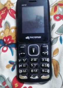 Micromax X412 Feature Phone - Black