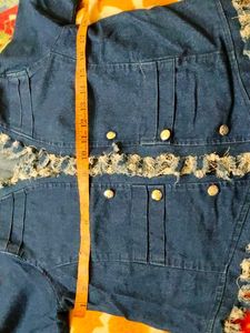 Distressed Denim Jacket