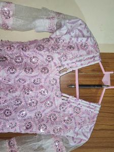 Baby pink Girls' Party Dress