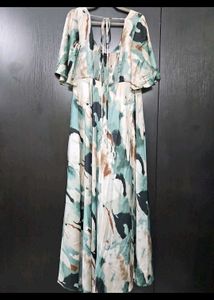 Stylish Print Maxi Dress