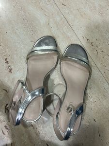 Russo Brunello Silver Heels
