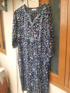 Navy blue gota patti kurta 💕
