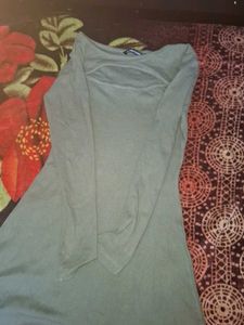 Green Long Sleeve Dress