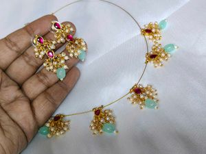 Trending Jadau Kundan Invisible Cahin