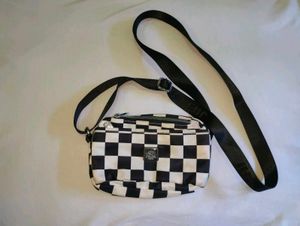 Checkered Crossbody Bag