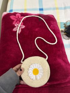 Daisy Design Crossbody Bag