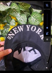 NY Striped Trucker Hat