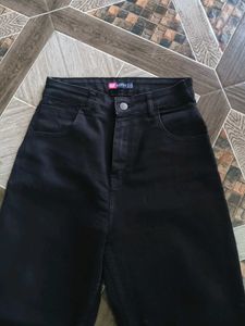 Black Straight Leg Jeans