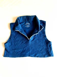 lee cooper crop polo tee