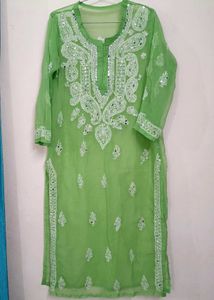 Absolutely New Mesh Chikankari Kurti