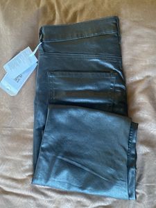 H&M  Black Coated Jeans