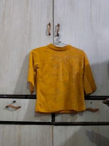 A Mustard Colour Top