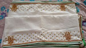 Designer Saree With Blouse, Size 38&#39;&#39;