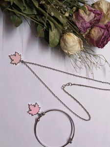 New Maple Leaf Charm Chain Bracelet Combo