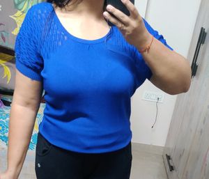 Top With Puff Sleeves