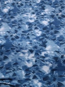 Navy Blue Printed Dress