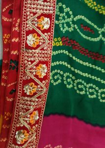 Multi Colour Chunri Print Saree