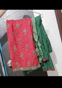 Mirror Work Kurta Set