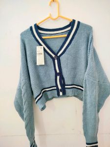 Woollen Cardigan 🩵