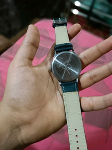 Calvin Klein  Royal Blue  Leather Strap Watch