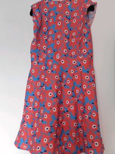 Floral Print Sleeveless Dress