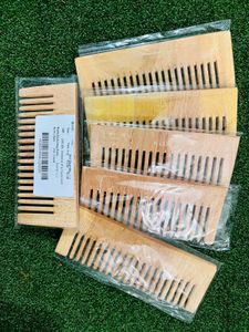 Indalo Pure Neem Wood Detangling Comb for Reducing