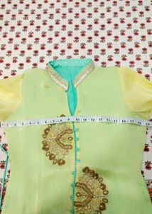 Hand Work Suit Front Open