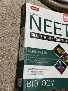 MTG NEET Biology Guide - Chapterwise &amp; Topicwise